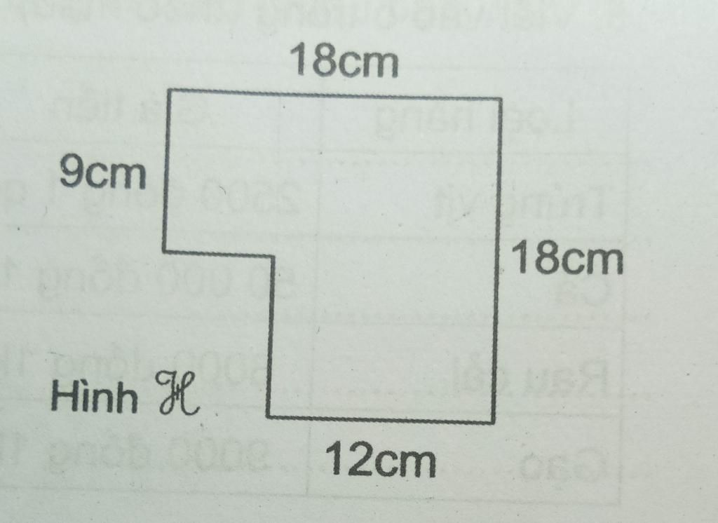 18Cm 9Cm 18Cm Hình H 12Cm - Câu Hỏi 2134631 - Hoidap247.Com