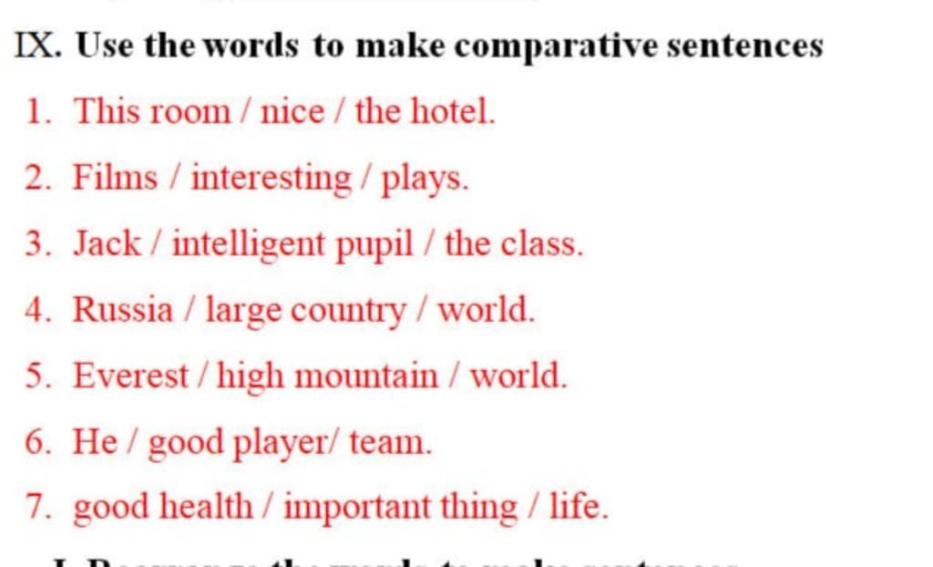 Comparative Sentences đưa bạn vào những thử thách mới về ngôn ngữ và tư duy. Hãy xem hình ảnh để tìm hiểu cách sử dụng các câu so sánh đầy sáng tạo và đưa chúng vào cuộc sống hàng ngày của bạn!