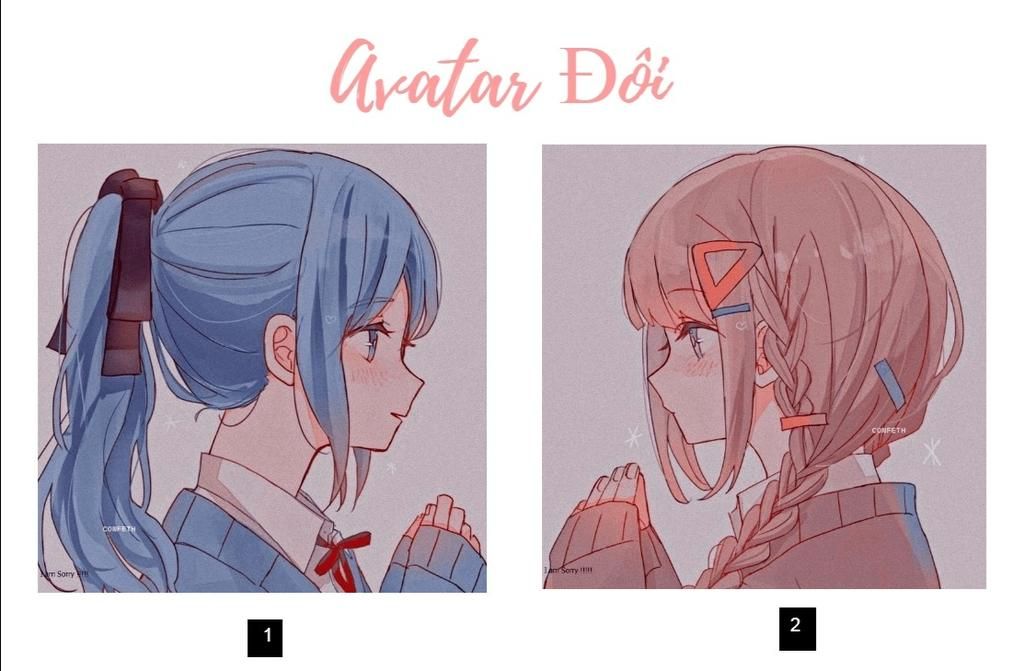 Trọn bộ 25 avatar anime đôi đẹp nhất để chọn lựa