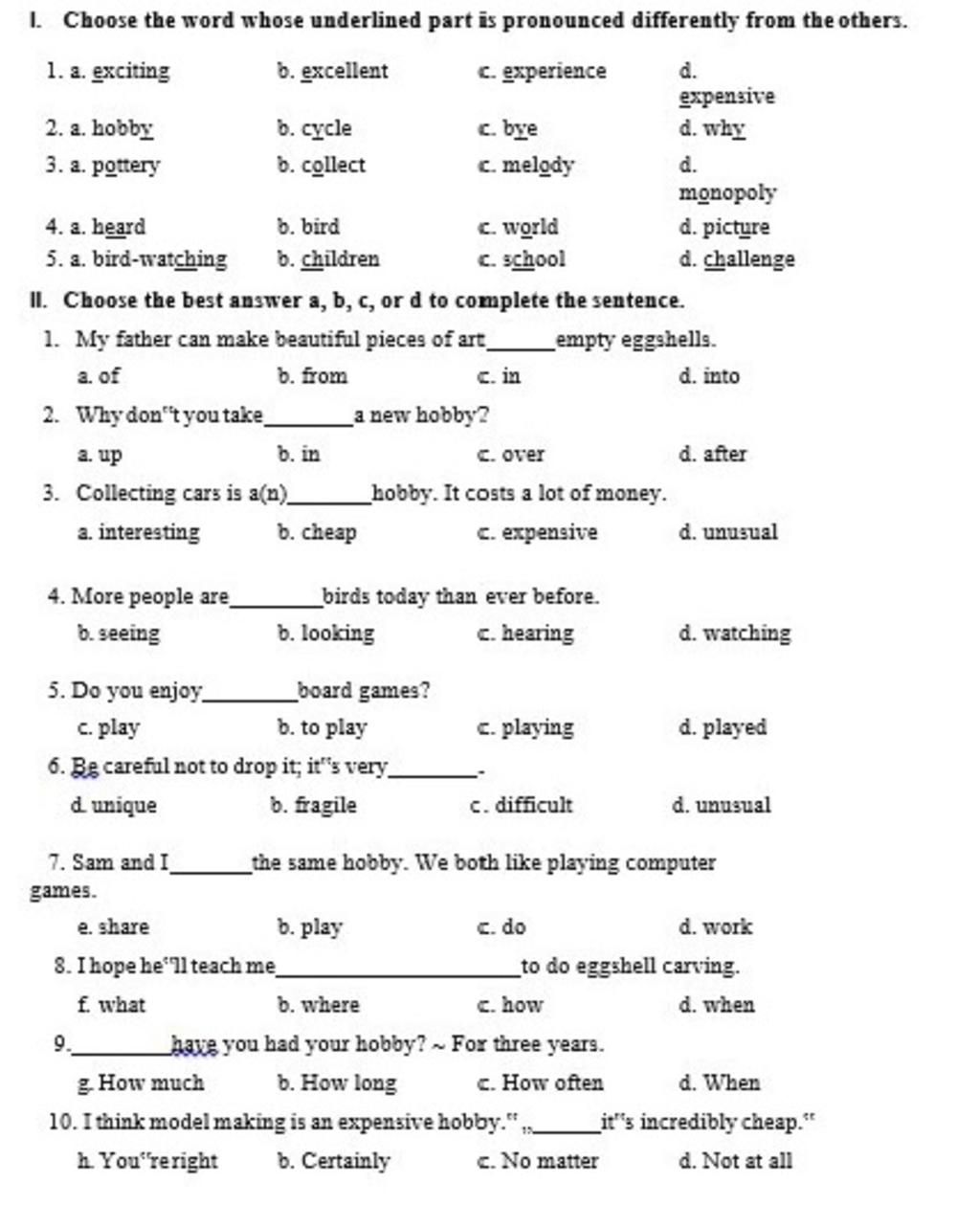 i-choose-the-word-whose-underlined-part-is-pronounced-differently-from