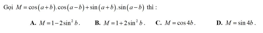Làm thế nào để tính sin(a x b)? 
