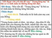 2. Viết đọạn văn yới chủ để sau:\