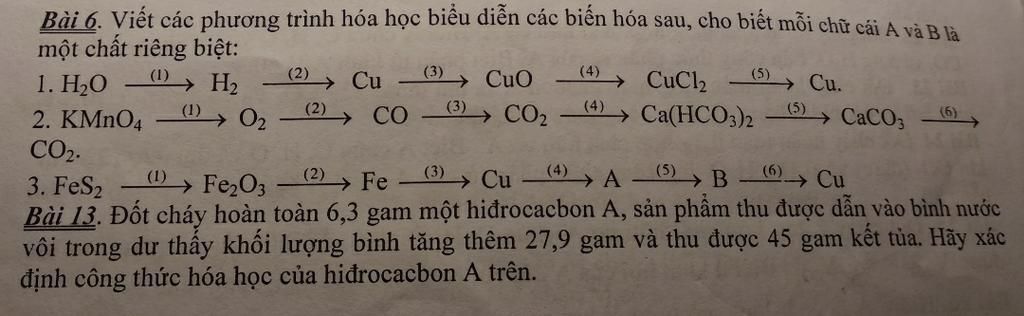 H2  CuOH2  Cu  H2O  Trình cân bằng phản ứng hoá học