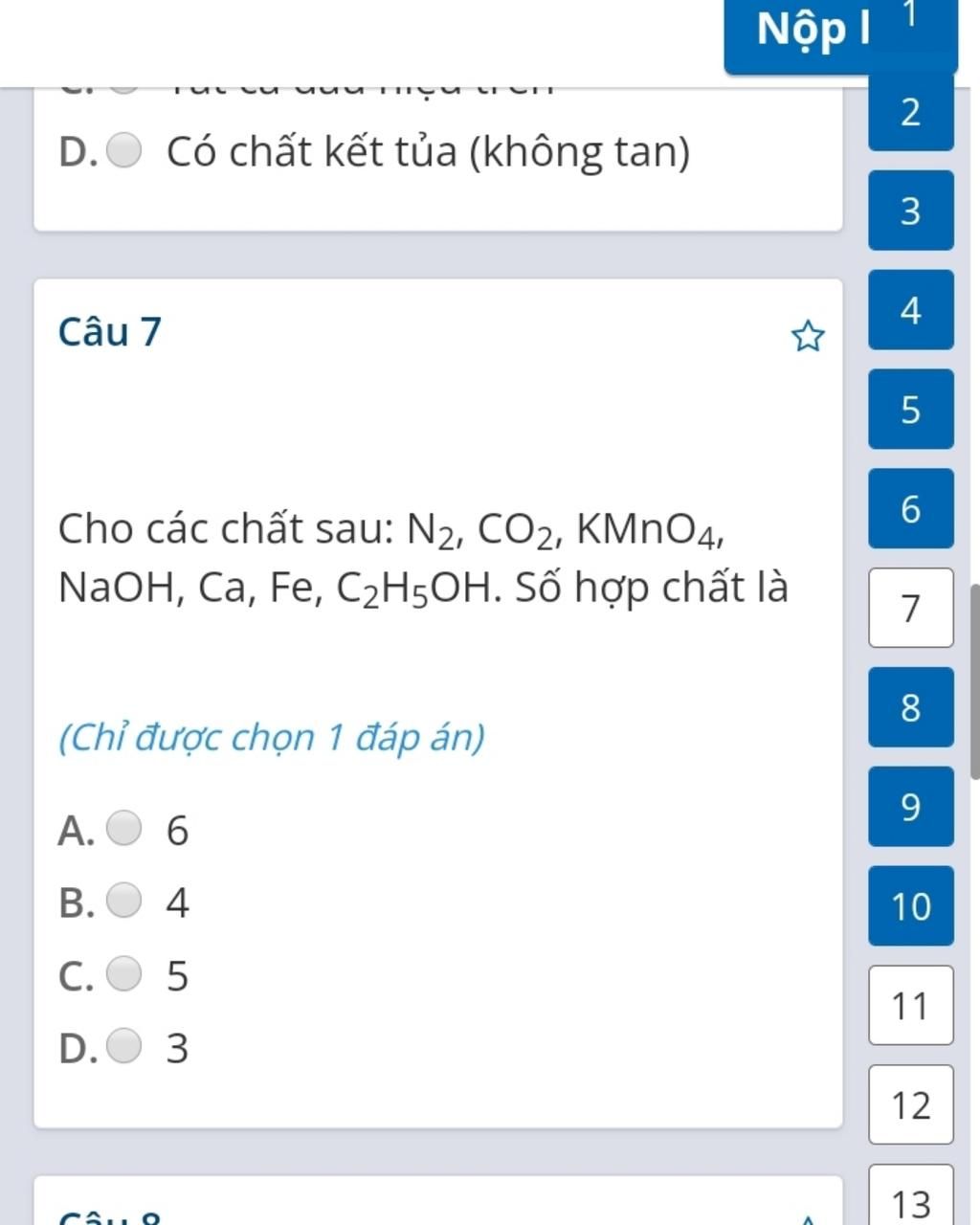 Cách phân tích chất c2h5oh + naoh + kmno4 bằng phương pháp hóa học