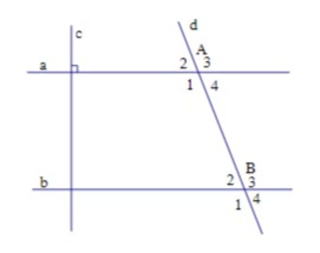 Xem Hình Vẽ, Cho Biết A// B Và CAa) Đường Thẳng C Có Vuông Góc Với Đường  Thẳng B Không? Vì Sao?B) Cho Đường Thẳng D Cắt Hai Đường Thẳng A Và