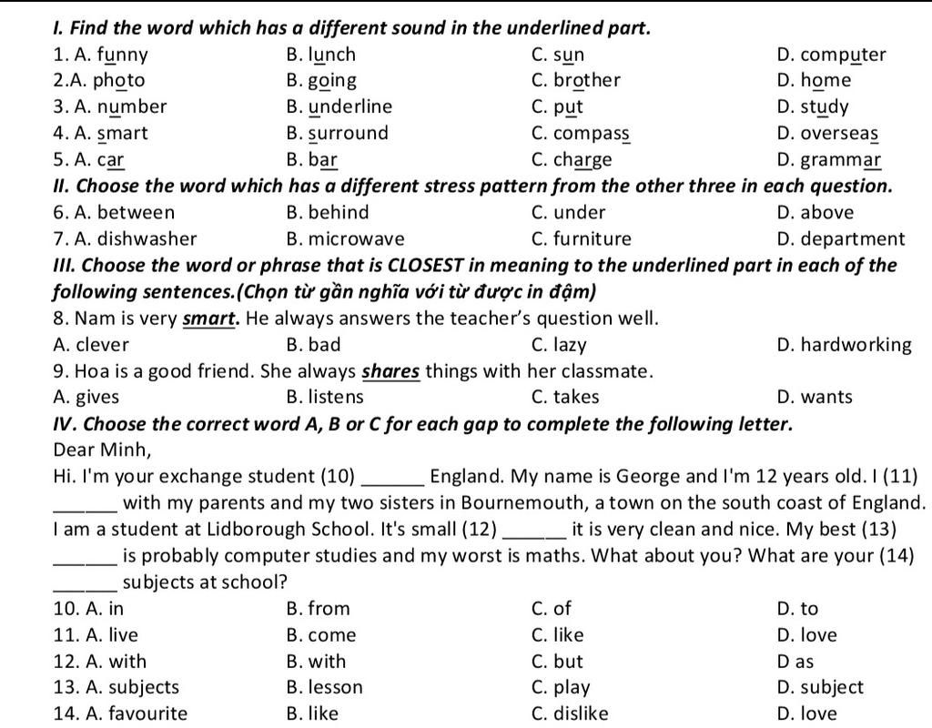 i-find-the-word-which-has-a-different-sound-in-the-underlined-part-1