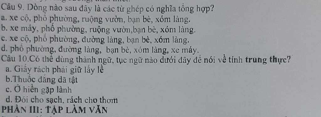 Những ví dụ cụ thể về từ ghép và từ láy có liên quan đến từ phố phường là gì? 
