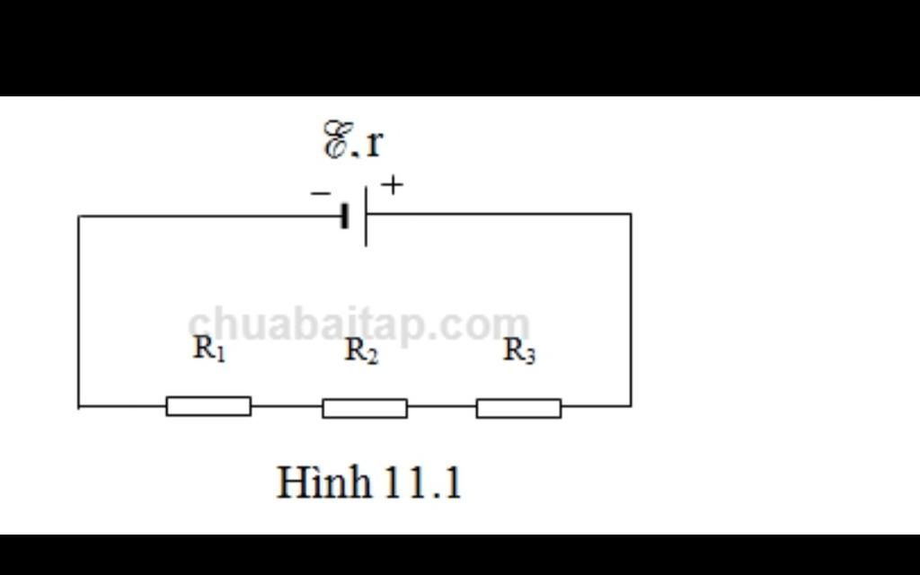 Một mạch điện có sơ đồ như hình, trong đó nguồn điện có suất điện ...