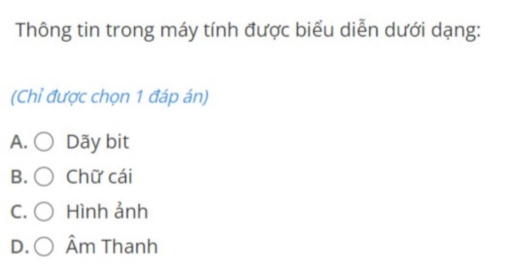 Thông Tin Trong Máy Tính Được Biểu Diễn Dưới Dạng Gì? Khám Phá Chi Tiết