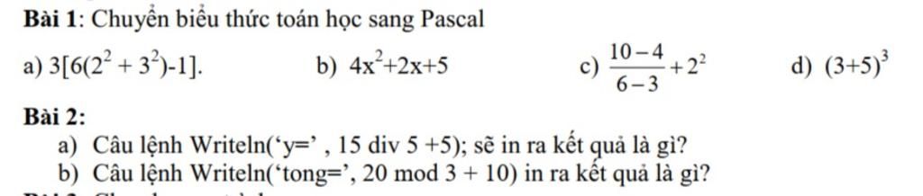 Các yếu tố thịnh hành tuy nhiên người học tập thông thường bắt gặp khi quy đổi biểu thức toán học tập quý phái Pascal là gì và cơ hội xử lý như vậy nào?
