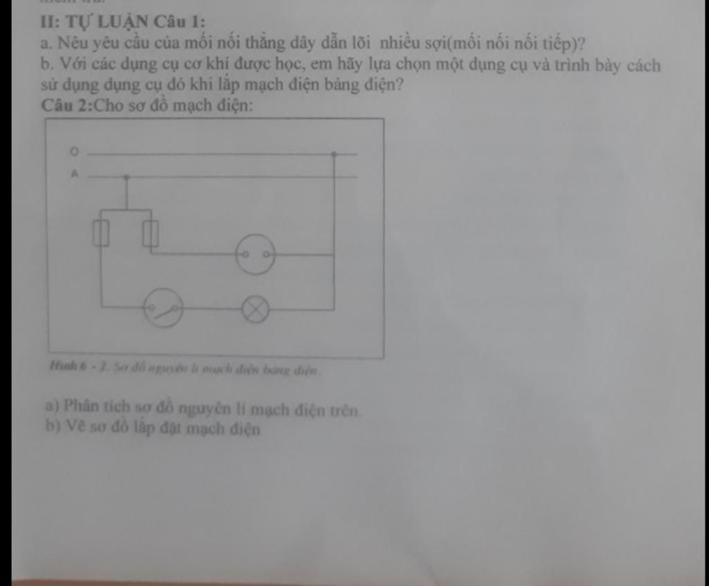 c1;nêu yêu cầu của mối nối thẳng dây dẫn lõi nhiều sợi( mối nối ...