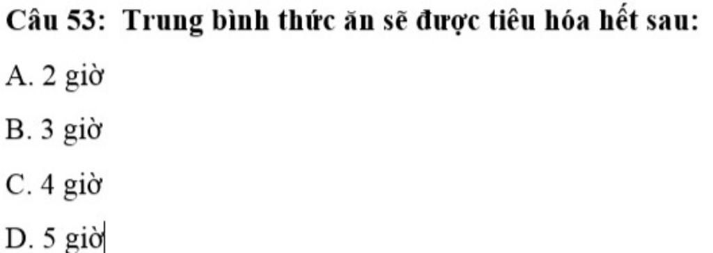 Trung Bình Thức Ăn Sẽ Được Tiêu Hóa Hết Sau: Khám Phá Thời Gian Tiêu Hóa Thực Phẩm