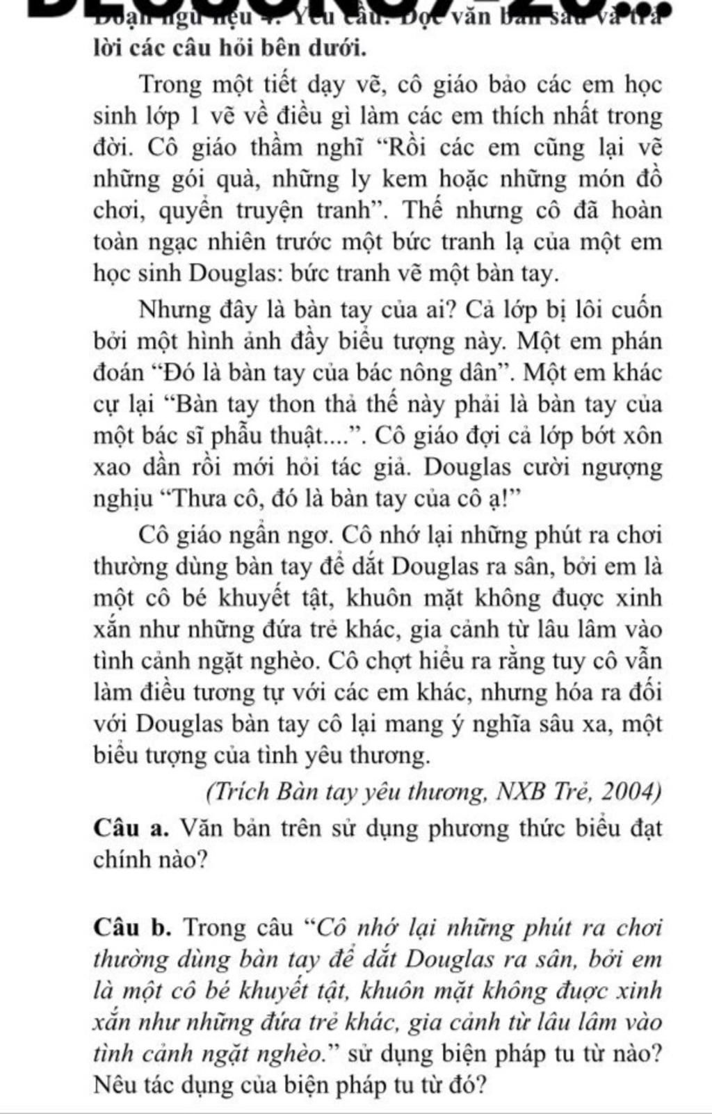 Câu c. Đặt câu với từ láy “xôn xao”. Câu d. Qua văn bản trên, em ...