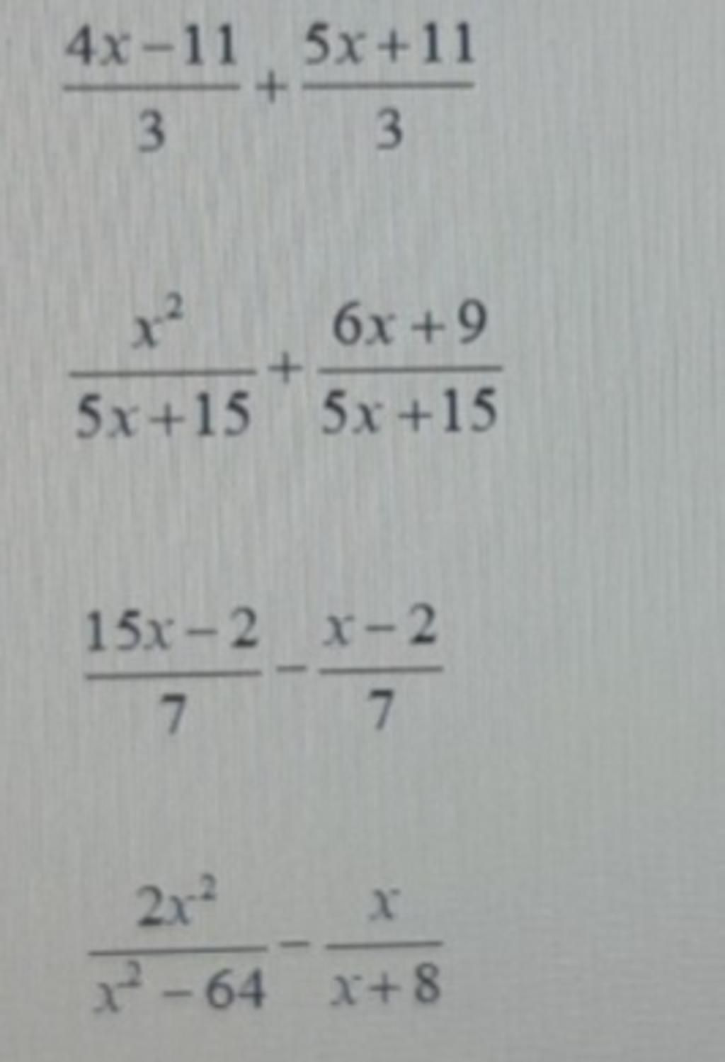 4x-11-5x-11-3-3-6x-9-5x-15-5x-15-15x-2-x-2-7-7-2x-2-64-x-8