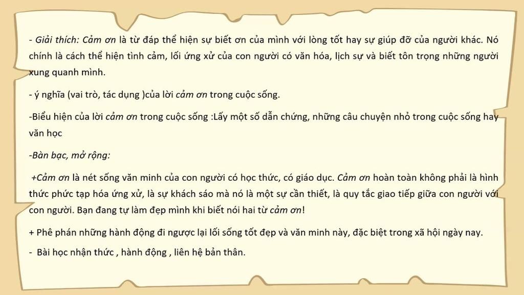 Đề Bài: Viết Bài Văn Nghị Luận Về Ý Nghĩa Của Lời Cảm Ơn Trong Cuộc Sống.  Giúp Mk Nkaa Hứa Vote 5 Sao Ak Mk Có Gợi Ý Nka: (Hình Dưới