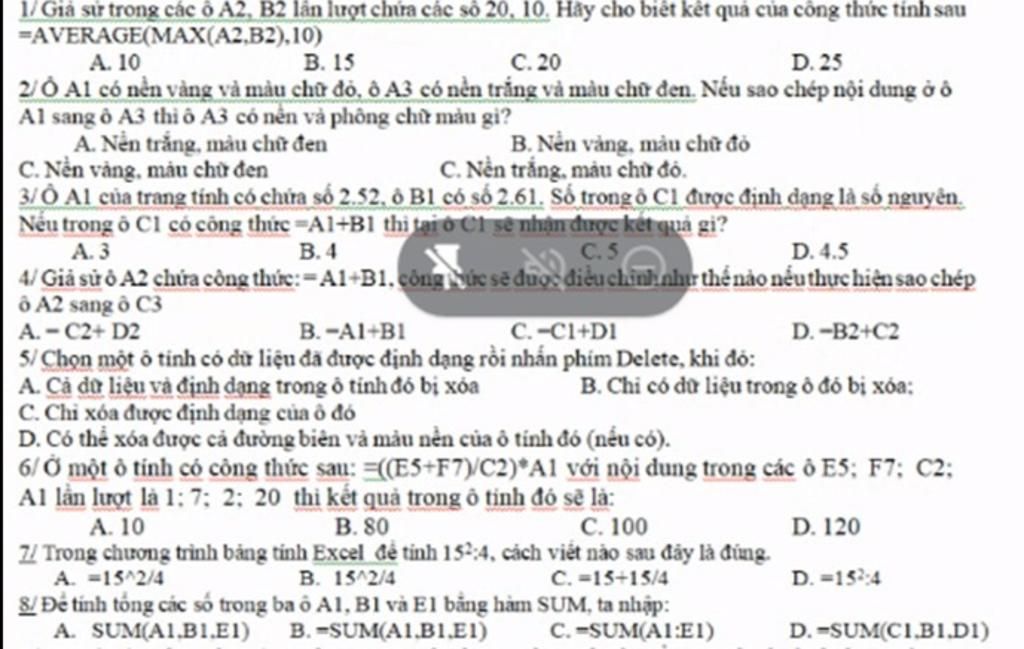 Excel là một trong những phần mềm văn phòng phổ biến nhất trên thế giới, giúp người dùng quản lý dữ liệu một cách hiệu quả. Năm 2024, tính năng tính toán trong Excel sẽ được cập nhật và tối ưu hóa để giúp người dùng thao tác trên bảng tính một cách nhanh chóng và chính xác hơn. Hãy xem hình ảnh liên quan để tìm hiểu thêm về tính năng mới tại Excel.