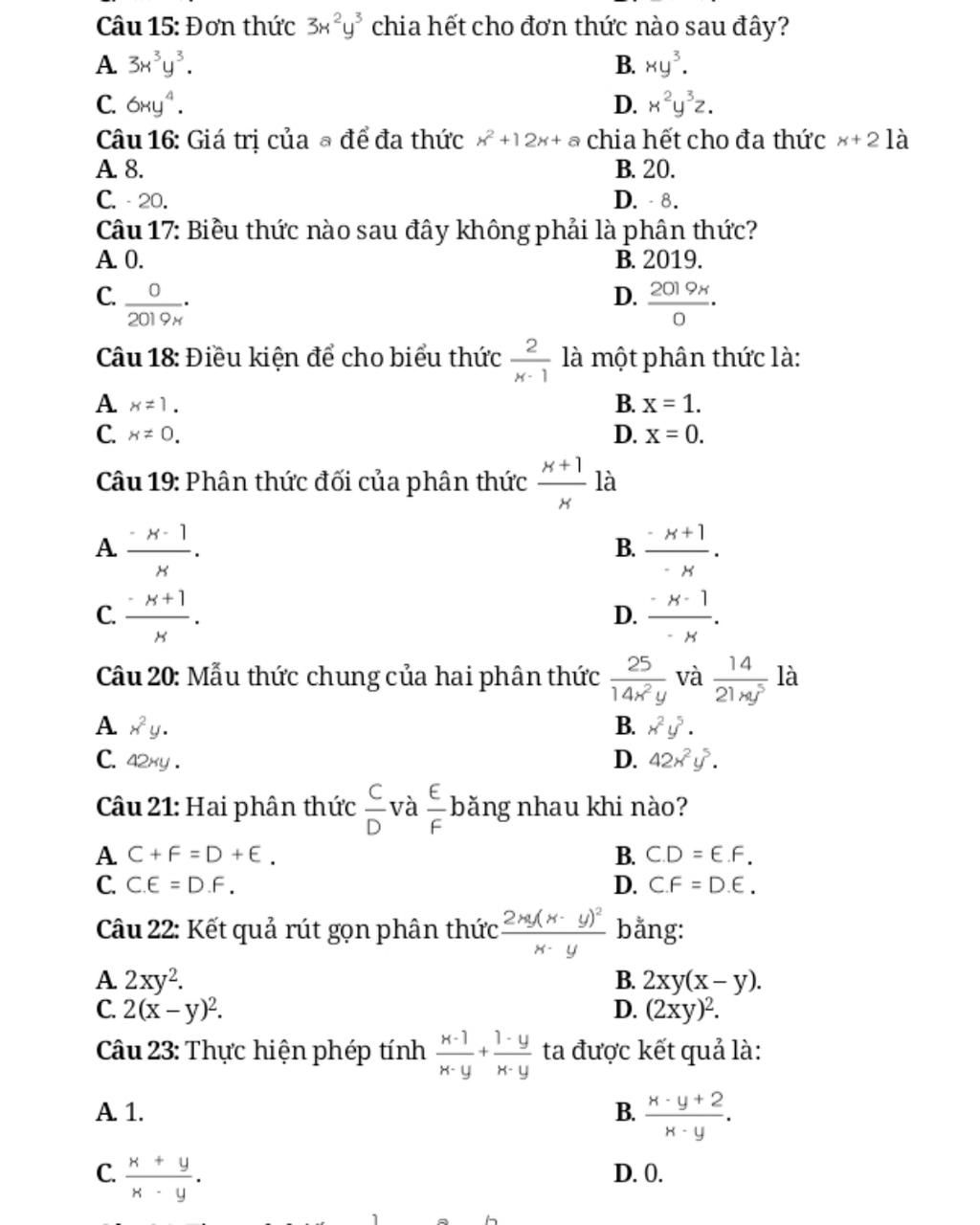 Bài 2 trang 12 SGK Hình học 12  TRẦN HƯNG ĐẠO