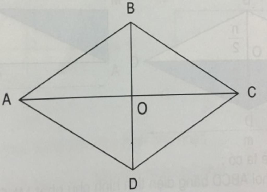 Cho hình thoi ABCD tâm I Phép tịnh tiến theo vectơ overrightarrow IA   biến điểm C thành điểm nào