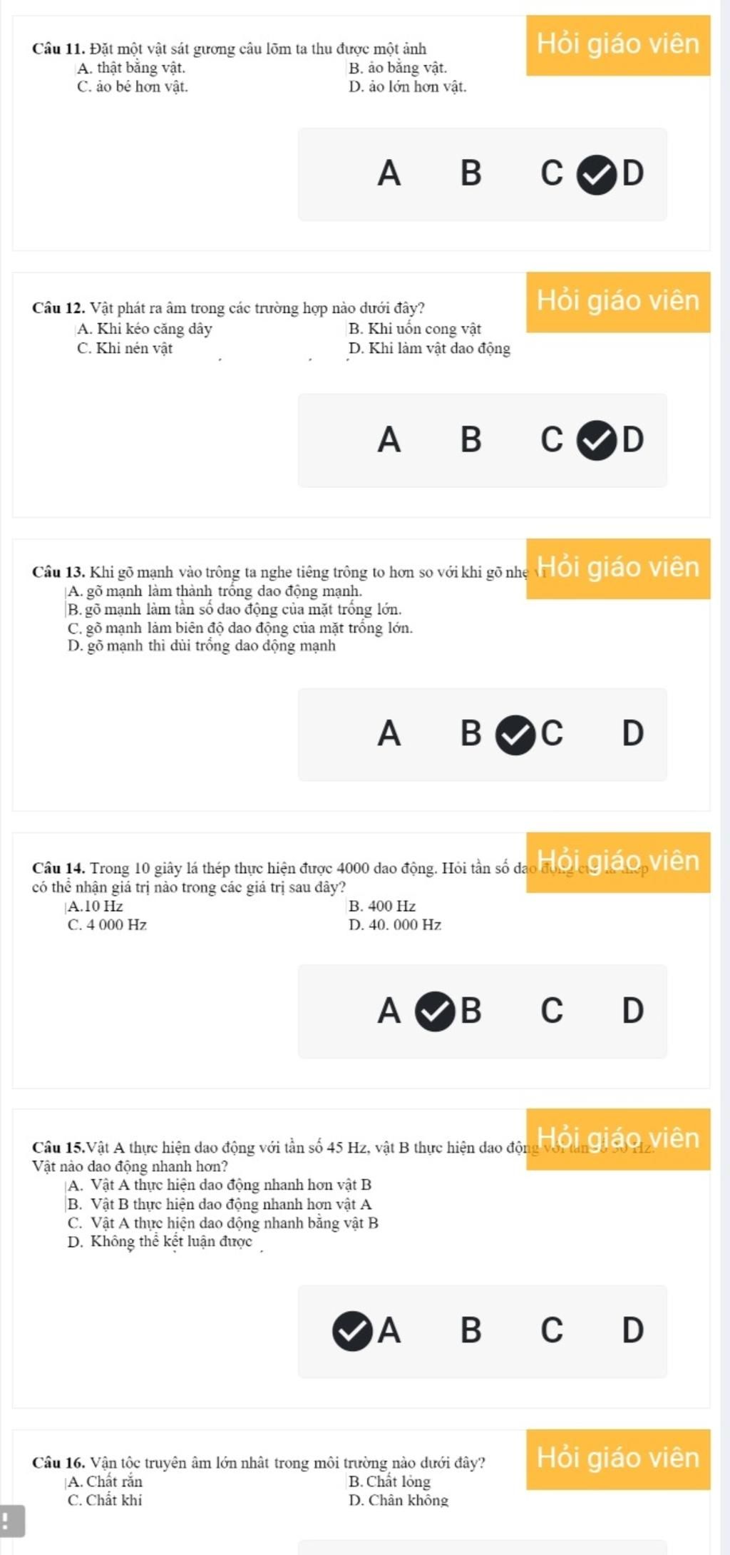 Trong các môi trường không khí nhôm sắt nước thì âm truyền nhanh nhất trong