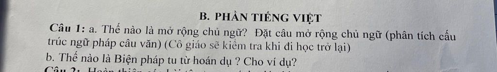 Tìm hiểu về mở rộng chủ ngữ là gì và cách áp dụng trong ngữ pháp Tiếng Việt