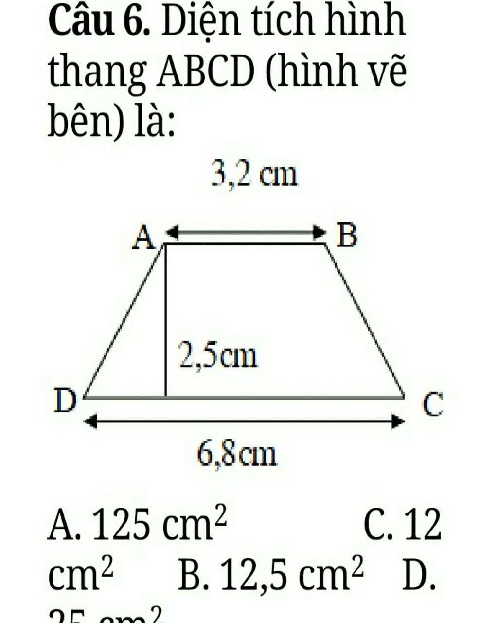 Giải toán 8 Bài 3 Hình thang cân