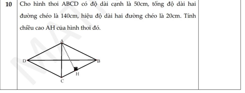 Giải bài tập SGK Toán 6 bài 19 Hình chữ nhật Hình thoi Hình bình hành  Hình thang cân  Sách Kết nối tri thức với cuộc sống  Sách Giải