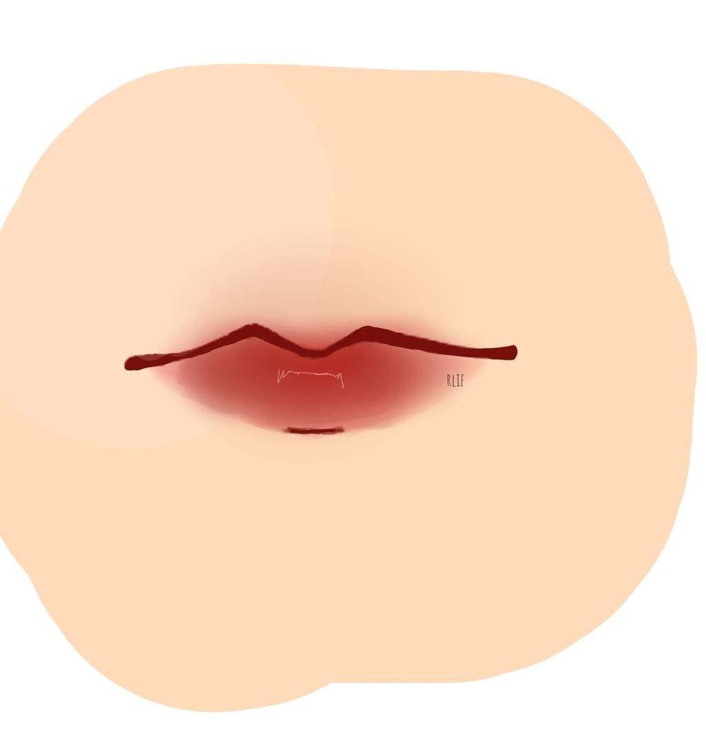 Cách vẽ miệng anime nữ đơn giản