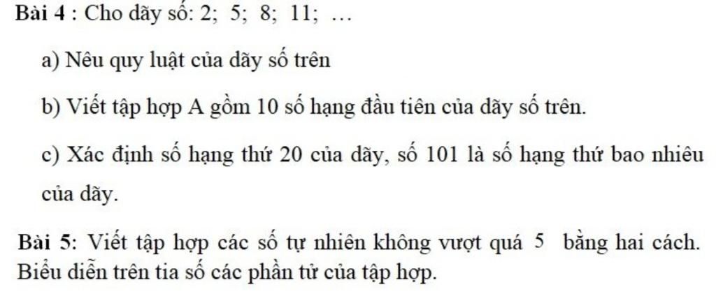 Nêu quy luật của dãy số 2 5 8 11: Giải thích và Ứng dụng Thực Tế