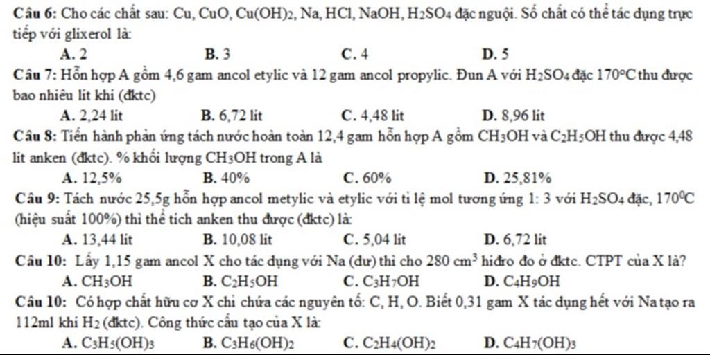 Sử dụng naoh + h2so4 đặc để thực hiện phản ứng trung hòa