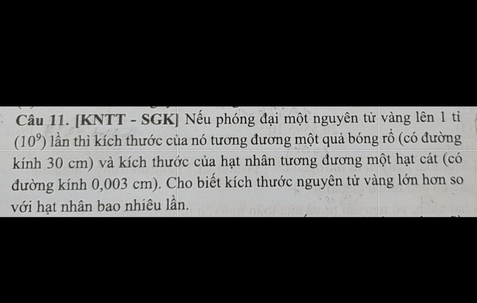 3. Tỉ Lệ Giữa Nguyên Tử và Hạt Nhân