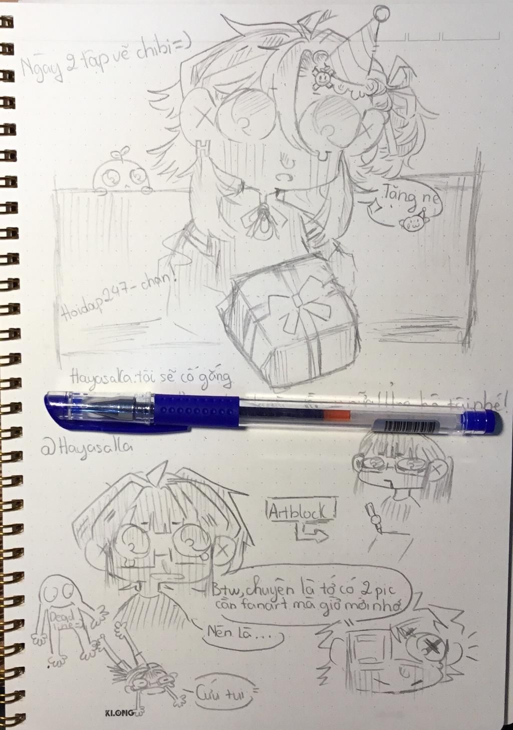 Vẽ anime/chibi Y/c: Có tâm, chibi thì full line Nl: Vẽ chibi như vầy đủ ...