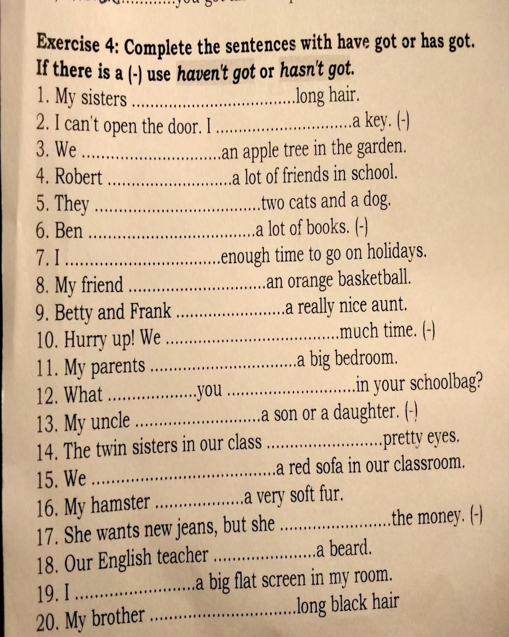 Exercise 4 Complete The Sentences With Have Got Or Has Got If There exercise-4-complete-the-sentences-with-have-got-or-has-got-if-there