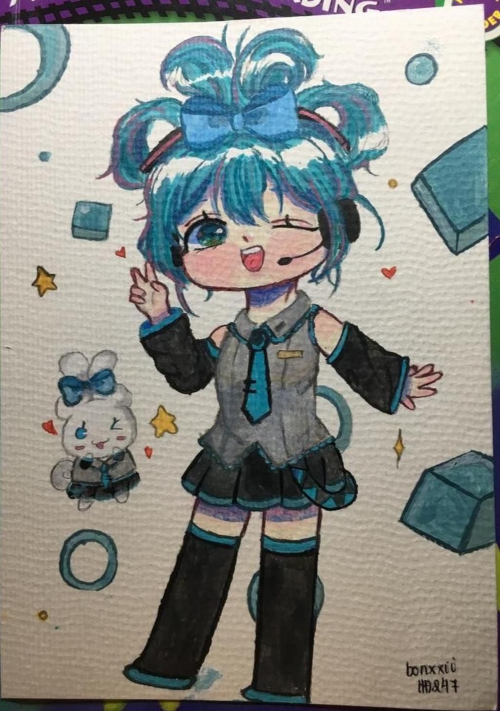 Vẽ Anime/Semi/Chibi/Truyền Thần/Phong Cảnh. Nl: Ây Dô, Miku Bị Flop Chăng.  :≪ Câu Hỏi 5040606 - Hoidap247.Com