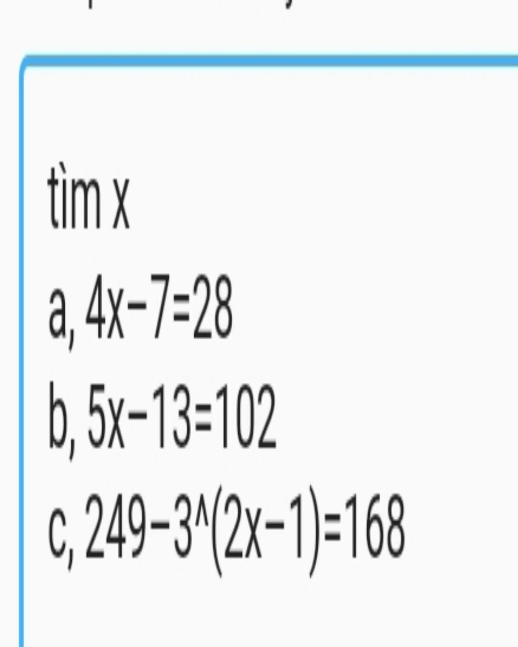 tim-x-a-b-c-249-3-2x-1-168-4x-7-28-5x-13-102