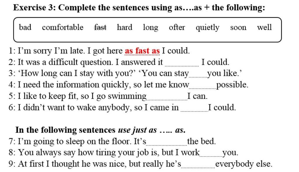 ex-3-complete-the-sentences-using-as-as-the-following-exercise