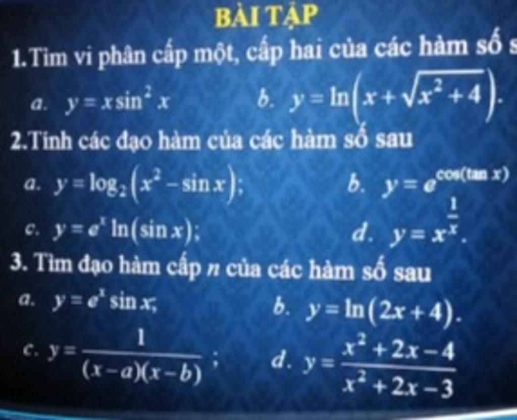 B I T P 1 T m Vi Ph n C p M t C p Hai C a C c H m S S A Y xsin X 2 b-i-t-p-1-t-m-vi-ph-n-c-p-m-t-c-p-hai-c-a-c-c-h-m-s-s-a-y-xsin-x-2