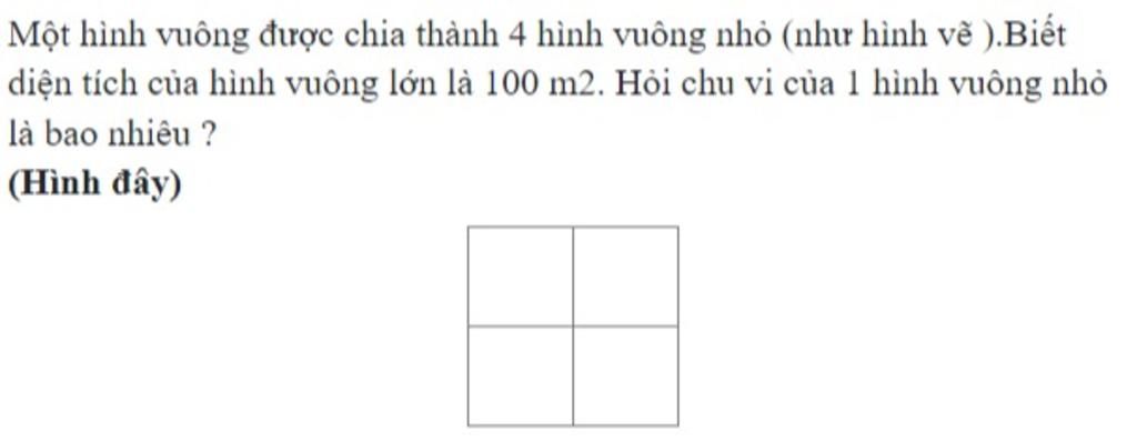 Làm quen với việc tính tổng vô hạn Cho hình vuông cạnh 1 đơn vị độ dài  Chia hình vuông đó thành bốn hình vuông nhỏ bằng nhau sau đó tô màu