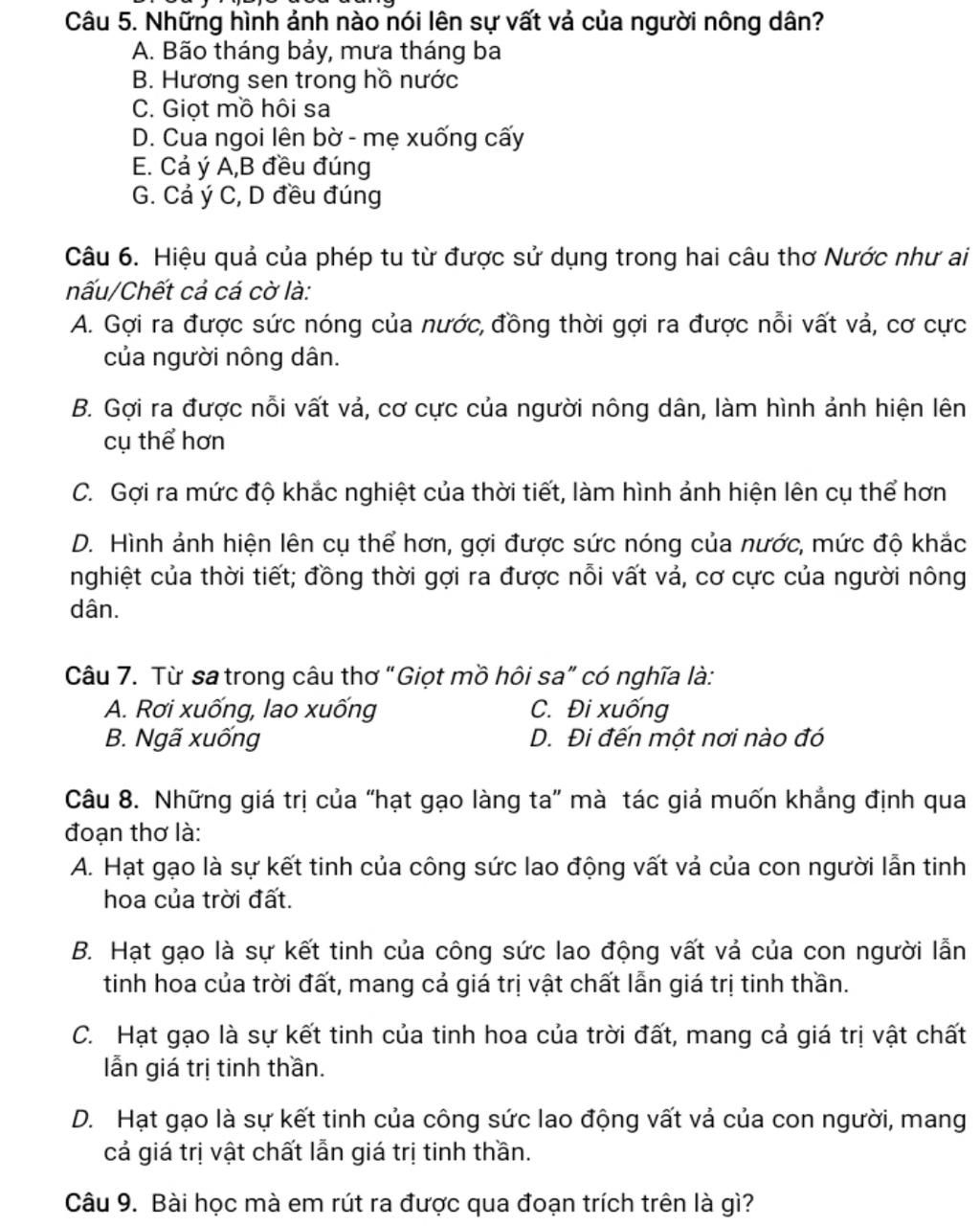 Bạn đang chuẩn bị cho kì thi quan trọng? Với những tài liệu thi cử chất lượng cao và phong phú từ chúng tôi, bạn sẽ tự tin hơn rất nhiều. Hãy truy cập và khám phá ngay các khóa học, đề thi mẫu và nhiều hơn thế nữa!