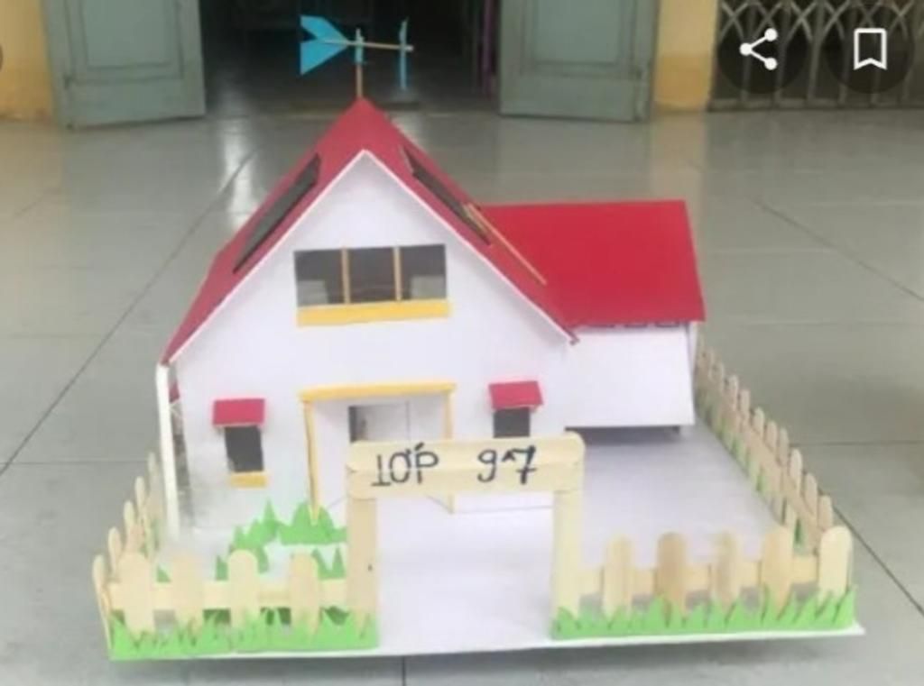 Cách làm mô hình nhà bằng giấy carton đơn giản  Bao Bì Vĩnh Phú