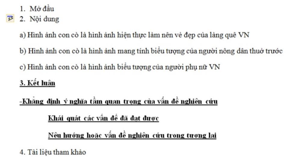 BÀI TẬP: Viết báo cáo về đề tài Hình tượng con cò trong ca dao ...