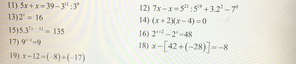 11)5x+x=39–3