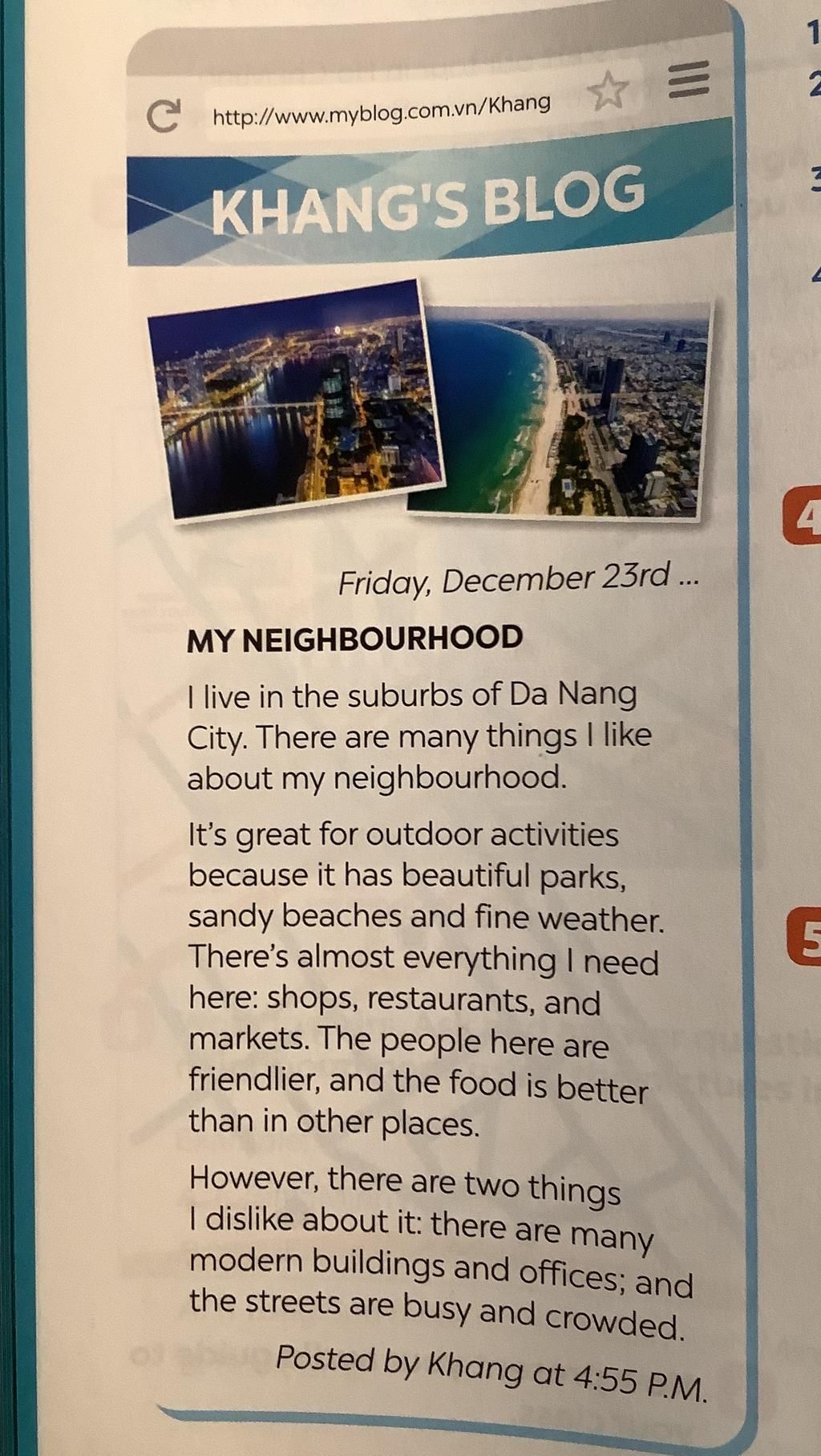 paragraph on neighbourhood