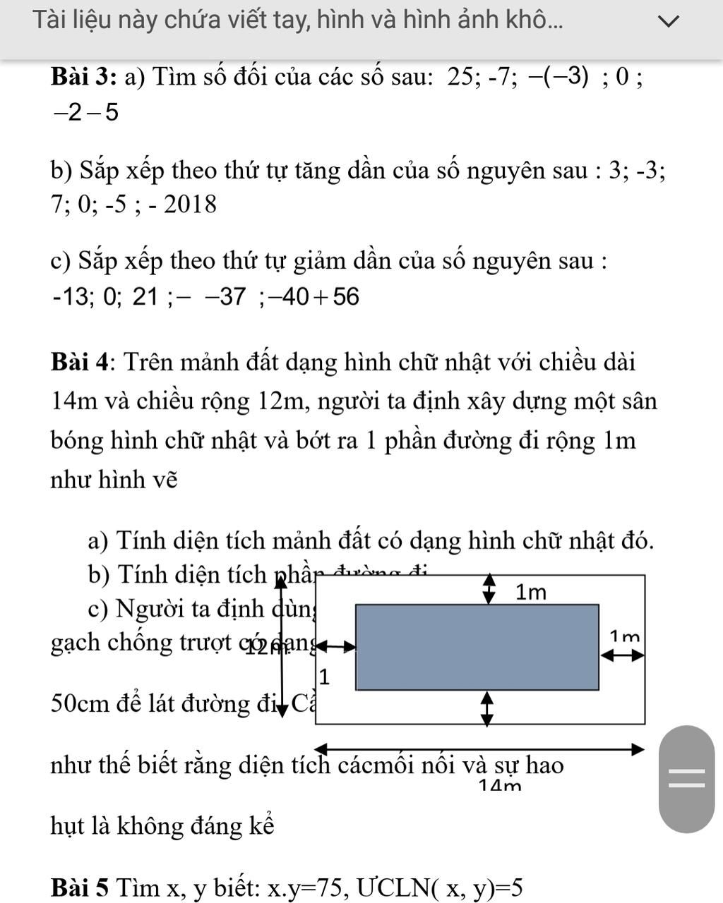 Tài Liệu Này Chứa Viết Tay Hình Và Hình ảnh Khô Bài 3 A Tìm Số