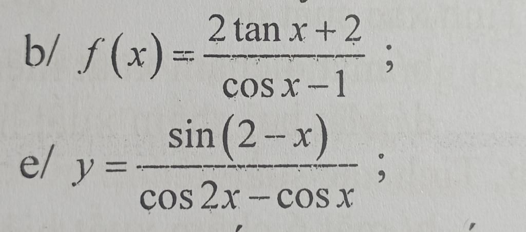 b-f-x-el-y-2-tan-x-2-cosx-1-sin-2-x-0-cos-2x-cos-x