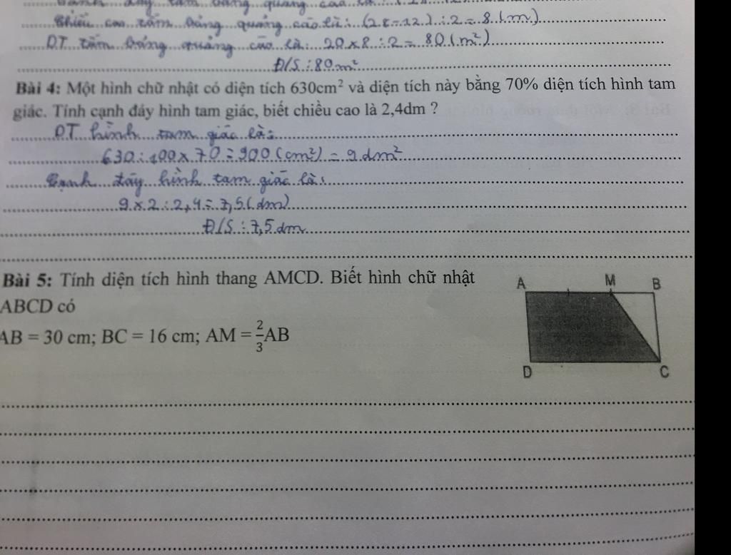 Một Hình Chữ Nhật Có Diện Tích 630cm2: Bí Quyết Tính Toán và Ứng Dụng