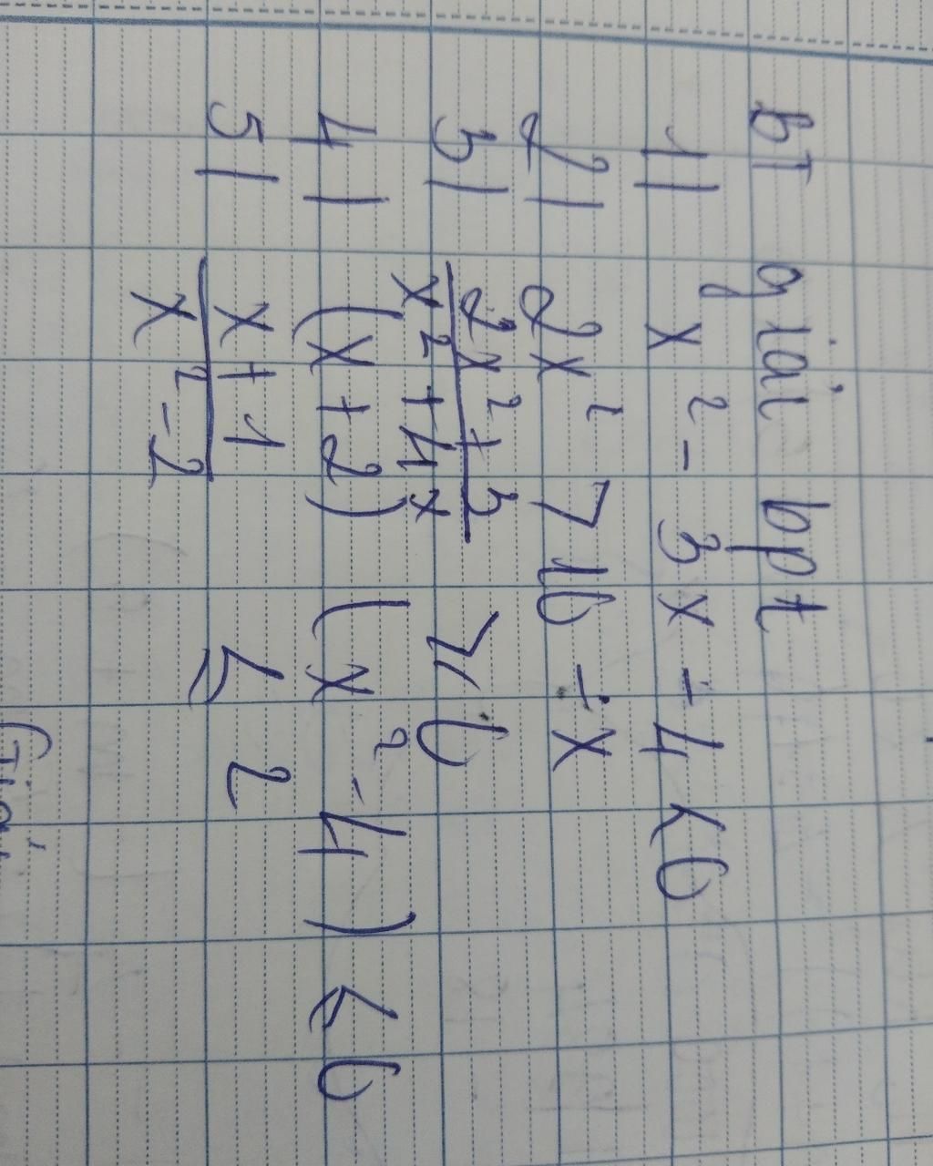 1 1 1 B? gi?i bpt H 1 2- 3 x -4 ко X 21 2х 710 +X 3) 2x2+3 х2 тих хо 4 ...