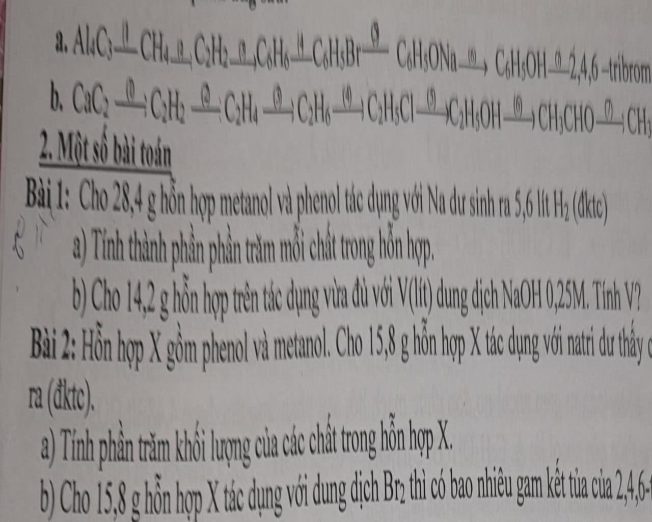 A. Al C CH CH CH CH BCHON, CH-OH-2,4,6-tribrom CHO 2 CHOM CHÍCHO 2 CH ...