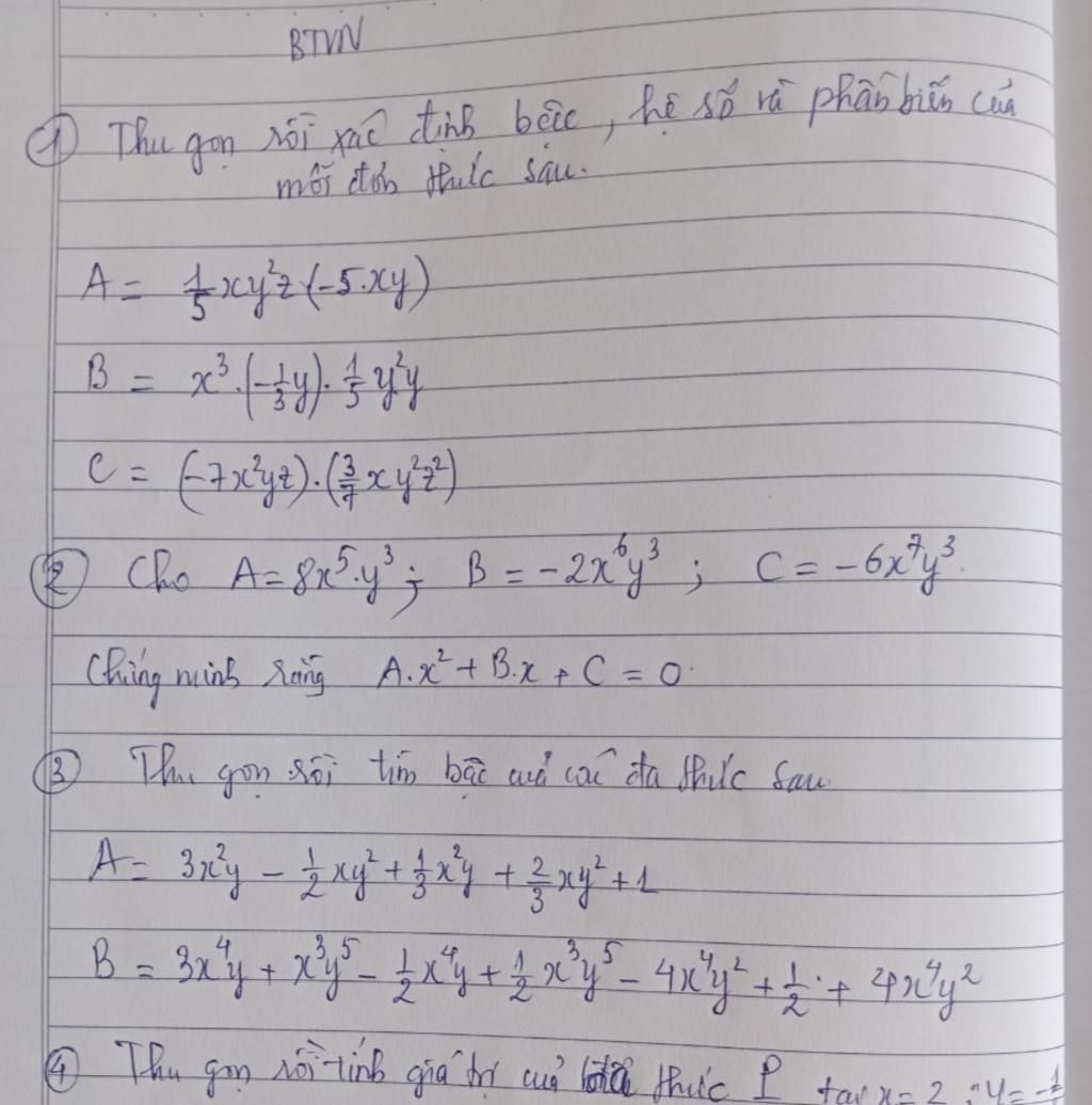 Giúp Vớiiiiiiiiiiiiiiiiiiiiiiiiiii Aaaaaaaaaaaaaaaaaaaaaaaaaaaaabtvn O Thu Gọn Rồi Xác định Bậc