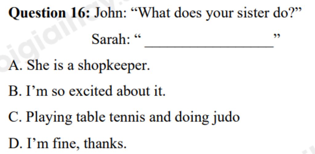 question-16-john-what-does-your-sister-do-sarah