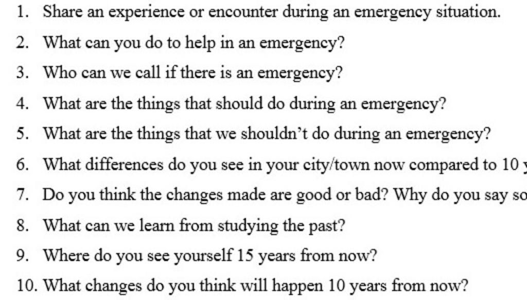 1 Share An Experience Or Encounter During An Emergency Situation 2 1-share-an-experience-or-encounter-during-an-emergency-situation-2